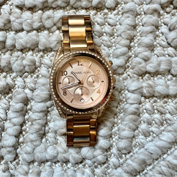 Michael Kors Blair Rose Gold Watch Dial Stainless Steel Women’s MK5263 - Picture 1 of 13
